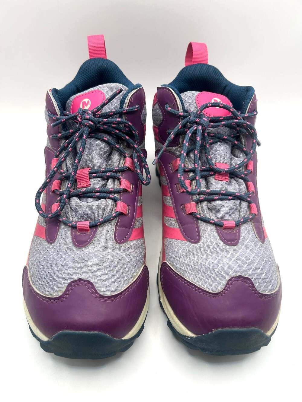 Merrell Moab Speed 2 Mid Waterproof Youth Hiking Boots - Purple/Pink